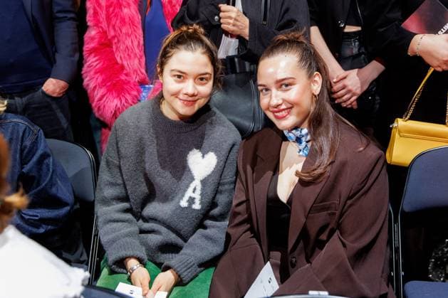 Berlin Fashion Week Killian Kerner Hannah Schiller and Dilara Aylin Ziem at the Kilian Kerner Fashion Show as part of Berlin Fashion Week at the Uber Eats Music Hall on 31 01 2025 in Berlin Copyright: xEventpressxKochanx