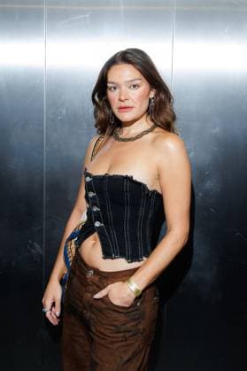 Berlin Fashion Week Killian Kerner Emily Roberts at the Kilian Kerner Fashion Show as part of Berlin Fashion Week at Uber Eats Music Hall on 31 01 2025 in Berlin Copyright: xEventpressxKochanx