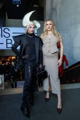 Berlin Fashion Week Killian Kerner Candy Crash and Dascha Carriero at the Kilian Kerner Fashion Show as part of Berlin Fashion Week at the Uber Eats Music Hall on 31 01 2025 in Berlin Copyright: xEventpressxKochanx