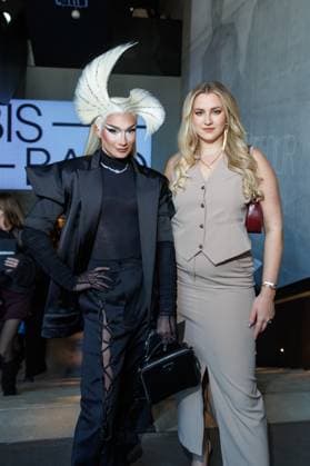 Berlin Fashion Week Killian Kerner Candy Crash and Dascha Carriero at the Kilian Kerner Fashion Show as part of Berlin Fashion Week at the Uber Eats Music Hall on 31 01 2025 in Berlin Copyright: xEventpressxKochanx