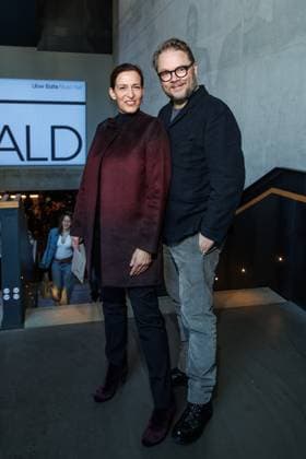 Berlin Fashion Week Killian Kerner Ulrike Frank and Marc Schubring at the Kilian Kerner Fashion Show as part of Berlin Fashion Week at the Uber Eats Music Hall on 31 01 2025 in Berlin Copyright: xEventpressxKochanx