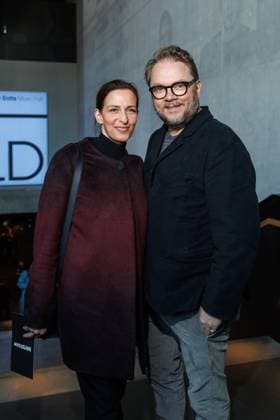 Berlin Fashion Week Killian Kerner Ulrike Frank and Marc Schubring at the Kilian Kerner Fashion Show as part of Berlin Fashion Week at the Uber Eats Music Hall on 31 01 2025 in Berlin Copyright: xEventpressxKochanx