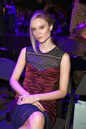 Kim Hnizdo at the Marcel Ostertag Fashion Show at Berlin Fashion Week A W 2025 in the Uber Eats Music Hall Berlin, 31 01 2025 Foto:xN.xKubelkax xFuturexImagex ostertag_5111