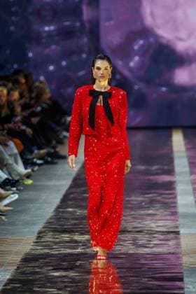 Berlin Fashion Week Marc Cain Fashion Show Parallel Universe Alessandra Ambrosio at the Marc Cain Fashion Show Parallel Universe as part of the Berlin Fashion Week Fall Winter 2025 at Kraftwerk Berlin on 31 01 2025 Copyright: xEventpressxKochanx