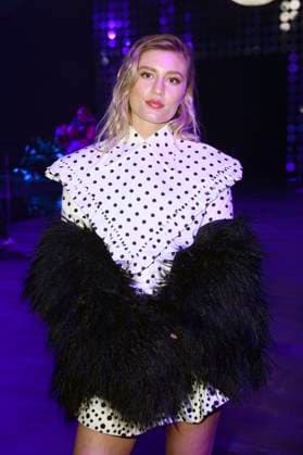 Luna Schweiger at the Danny Reinke Fashion Show at Berlin Fashion Week A W 2025 in the Uber Eats Music Hall Berlin, 31 01 2025 Foto:xN.xKubelkax xFuturexImagex reinke_1219