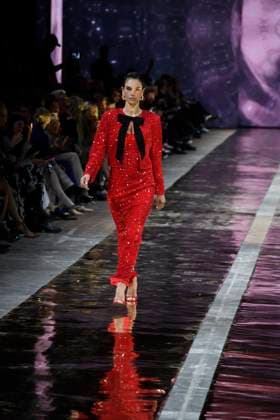 Alessandra Ambrosio at the MARC CAIN FASHION SHOW as part of the Berlin Fashion Week Herbert Winter 2025 in Berlin on 31 01 2025