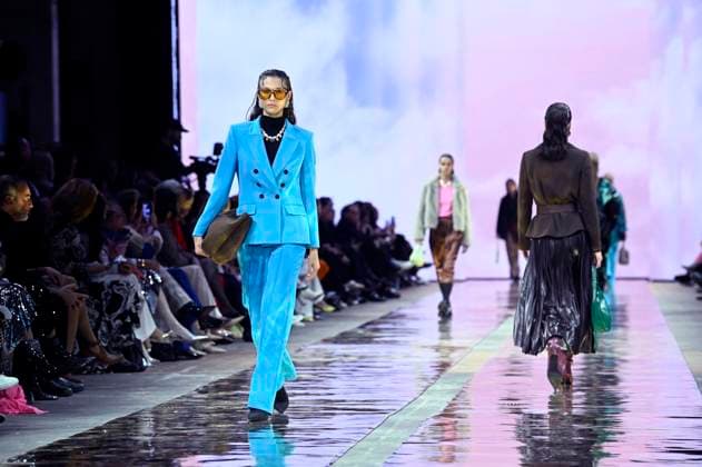 Models at the Marc Cain Fashion Show Parallel Universe at the Berlin Fashion Week A W 2025 at Kraftwerk Berlin Berlin, 31 01 2025 Foto:xF.xKernx xFuturexImagex cain_5211