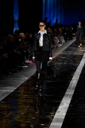 Model at the MARC CAIN FASHION SHOW as part of the Berlin Fashion Week Herbert Winter 2025 in Berlin on 31 01 2025
