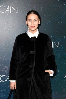 Peri Baumeister at the MARC CAIN FASHION SHOW as part of the Berlin Fashion Week Herbert Winter 2025 in Berlin on 31 01 2025