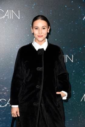 Peri Baumeister at the MARC CAIN FASHION SHOW as part of the Berlin Fashion Week Herbert Winter 2025 in Berlin on 31 01 2025