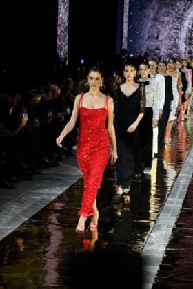 Alessandra Ambrosio at the MARC CAIN FASHION SHOW as part of the Berlin Fashion Week Herbert Winter 2025 in Berlin on 31 01 2025