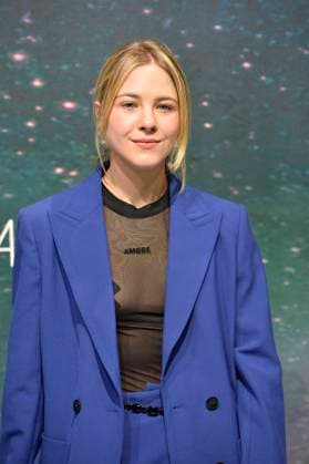 Diana zur Loewen at the MARC CAIN FASHION SHOW as part of the Berlin Fashion Week Herbert Winter 2025 in Berlin on 31 01 2025