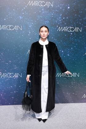 31 01 2025, Peri Baumeister at the Marc Cain Fashion Show Parallel Universe at Berlin Fashion Week 2025, Kraftwerk Berlin, Berlin, Berlin Germany