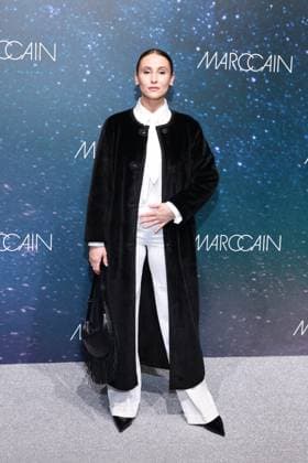 31 01 2025, Peri Baumeister at the Marc Cain Fashion Show Parallel Universe at Berlin Fashion Week 2025, Kraftwerk Berlin, Berlin, Berlin Germany