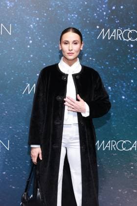 31 01 2025, Peri Baumeister at the Marc Cain Fashion Show Parallel Universe at Berlin Fashion Week 2025, Kraftwerk Berlin, Berlin, Berlin Germany