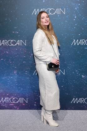 31 01 2025, Marie von den Benken for the Marc Cain Fashion Show Parallel Universe at Berlin Fashion Week 2025, Kraftwerk Berlin, Berlin, Berlin Germany