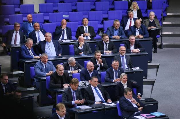 Berlin, Deutschland, 29.01.2025: Deutscher Bundestag: 209. Bundestagssitzung: AfD-Fraktion *** Berlin, Germany, 29 01 2025 German Bundestag 209 Bundestag session AfD parliamentary group Copyright: xdtsxNachrichtenagenturx dts_57606