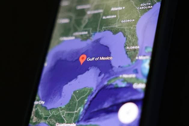 Google Maps Gulf Of Mexico Photo Illustrations Gulf of Mexico on Google Maps displayed on a phone screen is seen in this illustration photo taken in Krakow, Poland on February 2, 2025. Krakow Poland  Copyright: xJakubxPorzyckix originalFilename: porzycki-googlema250202_npAsp.jpg