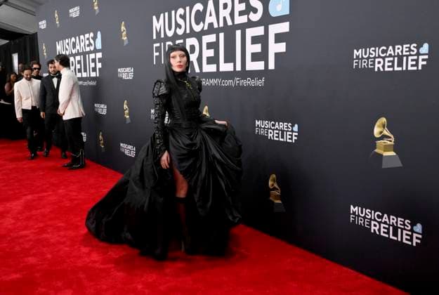 Lady Gaga arrives for the 67th Annual Grammy Awards at Crypto.com Arena in Los Angeles on February 2, 2025. The awards ceremony will honor the best recordings, compositions, and artists from September 16, 2023, to August 30. 2024, as chosen by the members of the Recording Academy.  LAP20250202210 JIMxRUYMEN