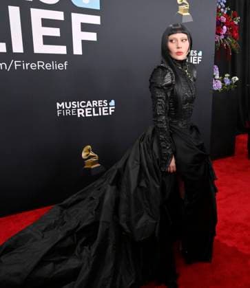 Lady Gaga arrives for the 67th Annual Grammy Awards at Crypto.com Arena in Los Angeles on February 2, 2025. The awards ceremony will honor the best recordings, compositions, and artists from September 16, 2023, to August 30. 2024, as chosen by the members of the Recording Academy.  LAP20250202213 JIMxRUYMEN