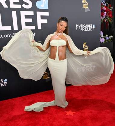 Victoria Mone?t arrives for the 67th Annual Grammy Awards at Crypto.com Arena in Los Angeles on February 2, 2025. The awards ceremony will honor the best recordings, compositions, and artists from September 16, 2023, to August 30. 2024, as chosen by the members of the Recording Academy.  LAP20250202220 JIMxRUYMEN