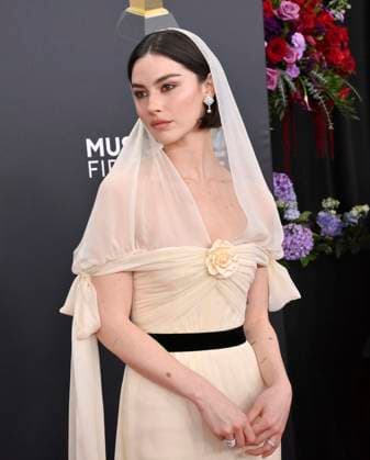 Gracie Abrams arrives for the 67th Annual Grammy Awards at Crypto.com Arena in Los Angeles on February 2, 2025. The awards ceremony will honor the best recordings, compositions, and artists from September 16, 2023, to August 30. 2024, as chosen by the members of the Recording Academy.  LAP20250202268 JIMxRUYMEN