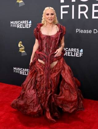 Amun Starr arrives for the 67th Annual Grammy Awards at Crypto.com Arena in Los Angeles on February 2, 2025. The awards ceremony will honor the best recordings, compositions, and artists from September 16, 2023, to August 30. 2024, as chosen by the members of the Recording Academy.  LAP20250202250 JIMxRUYMEN