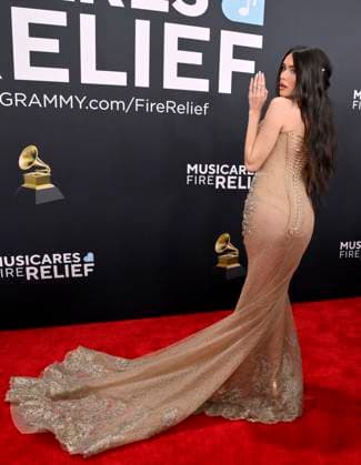 Madison Beer arrives for the 67th Annual Grammy Awards at Crypto.com Arena in Los Angeles on February 2, 2025. The awards ceremony will honor the best recordings, compositions, and artists from September 16, 2023, to August 30. 2024, as chosen by the members of the Recording Academy.  LAP20250202244 JIMxRUYMEN