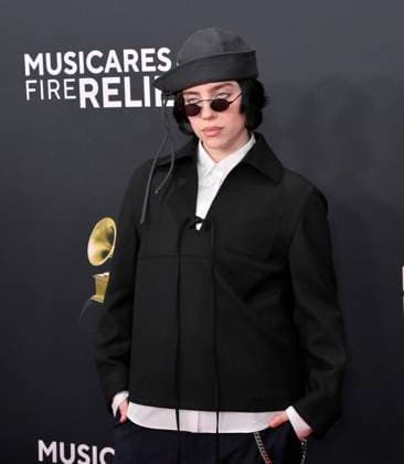 Billie Eilish arrives for the 67th Annual Grammy Awards at Crypto.com Arena in Los Angeles on February 2, 2025. The awards ceremony will honor the best recordings, compositions, and artists from September 16, 2023, to August 30. 2024, as chosen by the members of the Recording Academy.  LAP20250202279 JIMxRUYMEN