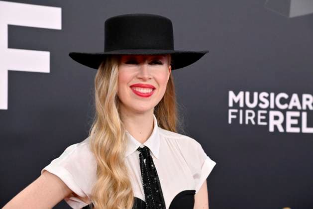 Bronwyn Keith-Hynes arrives for the 67th Annual Grammy Awards at Crypto.com Arena in Los Angeles on February 2, 2025. The awards ceremony will honor the best recordings, compositions, and artists from September 16, 2023, to August 30. 2024, as chosen by the members of the Recording Academy.  LAP20250202318 JIMxRUYMEN