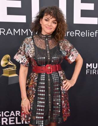Norah Jones arrives for the 67th Annual Grammy Awards at Crypto.com Arena in Los Angeles on February 2, 2025. The awards ceremony will honor the best recordings, compositions, and artists from September 16, 2023, to August 30. 2024, as chosen by the members of the Recording Academy.  LAP20250202333 JIMxRUYMEN