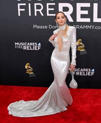 Jesaiah arrives for the 67th Annual Grammy Awards at Crypto.com Arena in Los Angeles on February 2, 2025. The awards ceremony will honor the best recordings, compositions, and artists from September 16, 2023, to August 30. 2024, as chosen by the members of the Recording Academy.  LAP20250202334 JIMxRUYMEN