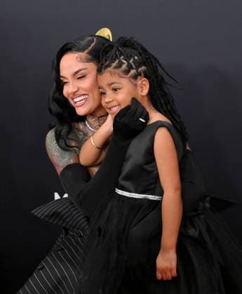 Adeya Nomi and Kehlani arrives for the 67th Annual Grammy Awards at Crypto.com Arena in Los Angeles on February 2, 2025. The awards ceremony will honor the best recordings, compositions, and artists from September 16, 2023, to August 30. 2024, as chosen by the members of the Recording Academy.  LAP20250202337 JIMxRUYMEN