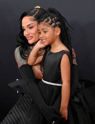 Adeya Nomi and Kehlani arrives for the 67th Annual Grammy Awards at Crypto.com Arena in Los Angeles on February 2, 2025. The awards ceremony will honor the best recordings, compositions, and artists from September 16, 2023, to August 30. 2024, as chosen by the members of the Recording Academy.  LAP20250202338 JIMxRUYMEN