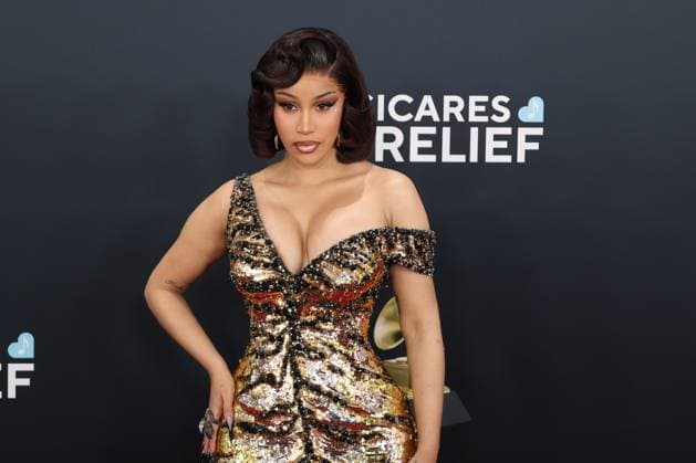 American rapper Cardi B poses on the red carpet at the 67th annual Grammy Awards ceremony at the Crypto.com Arena in Los Angeles, California, USA 02 February 2025. Red carpet at the 67th Grammy Awards !ACHTUNG: NUR REDAKTIONELLE NUTZUNG!  Copyright: xOctavioxGuzmánx AME6506 20250203-55015894914_1