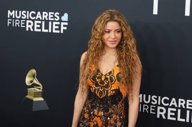 Colombian singer Shakira poses on the red carpet at the 67th annual Grammy Awards ceremony at the Crypto.com Arena in Los Angeles, California, USA 02 February 2025. Red carpet at the 67th Grammy Awards !ACHTUNG: NUR REDAKTIONELLE NUTZUNG!  Copyright: xOctavioxGuzmánx AME6446 20250203-55015894942_1