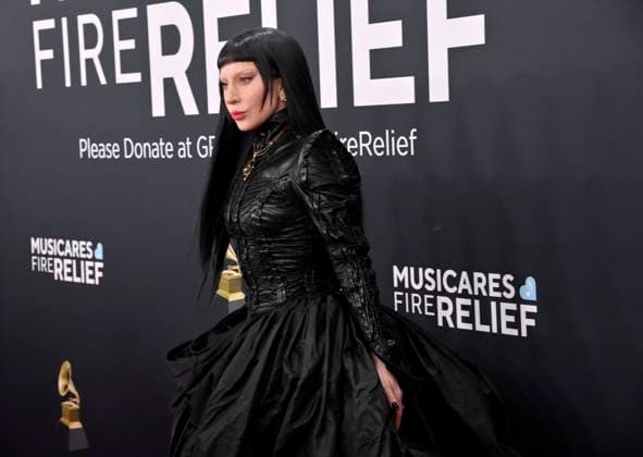 Lady Gaga arrives for the 67th Annual Grammy Awards at Crypto.com Arena in Los Angeles on February 2, 2025. The awards ceremony will honor the best recordings, compositions, and artists from September 16, 2023, to August 30. 2024, as chosen by the members of the Recording Academy.  LAP20250202345 JIMxRUYMEN