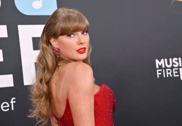 Taylor Swift arrives for the 67th Annual Grammy Awards at Crypto.com Arena in Los Angeles on February 2, 2025. The awards ceremony will honor the best recordings, compositions, and artists from September 16, 2023, to August 30. 2024, as chosen by the members of the Recording Academy.  LAP20250202355 JIMxRUYMEN