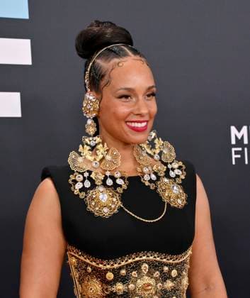 Alicia Keys arrives for the 67th Annual Grammy Awards at Crypto.com Arena in Los Angeles on February 2, 2025. The awards ceremony will honor the best recordings, compositions, and artists from September 16, 2023, to August 30. 2024, as chosen by the members of the Recording Academy.  LAP20250202351 JIMxRUYMEN