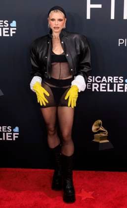 February 2, 2025, Los Angeles, California, USA: Julia Fox at the 67th Grammy Awards held on Sunday February 2, 2025 at Crypto.com Arena in Los Angeles California. JAVIER ROJAS PI Los Angeles USA - ZUMAp124 20250202_zaa_p124_144 Copyright: xJavierxRojasx