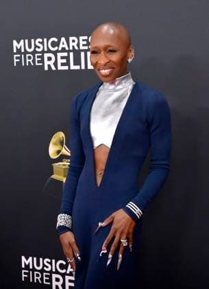 Cynthia Erivo arrives for the 67th Annual Grammy Awards at Crypto.com Arena in Los Angeles on February 2, 2025. The awards ceremony will honor the best recordings, compositions, and artists from September 16, 2023, to August 30. 2024, as chosen by the members of the Recording Academy.  LAP20250202383 JIMxRUYMEN