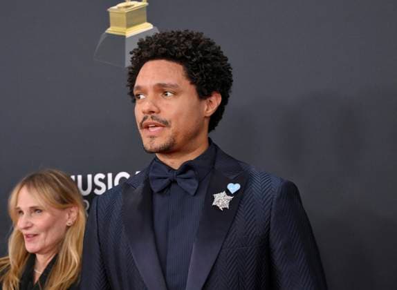 Trevor Noah arrives for the 67th Annual Grammy Awards at Crypto.com Arena in Los Angeles on February 2, 2025. The awards ceremony will honor the best recordings, compositions, and artists from September 16, 2023, to August 30. 2024, as chosen by the members of the Recording Academy.  LAP20250202379 JIMxRUYMEN