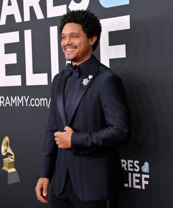 Trevor Noah arrives for the 67th Annual Grammy Awards at Crypto.com Arena in Los Angeles on February 2, 2025. The awards ceremony will honor the best recordings, compositions, and artists from September 16, 2023, to August 30. 2024, as chosen by the members of the Recording Academy.  LAP20250202380 JIMxRUYMEN