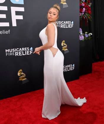 Latto arrives for the 67th Annual Grammy Awards at Crypto.com Arena in Los Angeles on February 2, 2025. The awards ceremony will honor the best recordings, compositions, and artists from September 16, 2023, to August 30. 2024, as chosen by the members of the Recording Academy.  LAP20250202387 JIMxRUYMEN