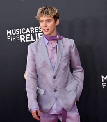 Troye Sivan arrives for the 67th Annual Grammy Awards at Crypto.com Arena in Los Angeles on February 2, 2025. The awards ceremony will honor the best recordings, compositions, and artists from September 16, 2023, to August 30. 2024, as chosen by the members of the Recording Academy.  LAP20250202395 JIMxRUYMEN