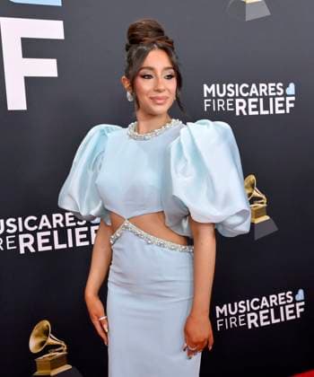 Ellie Soufi arrives for the 67th Annual Grammy Awards at Crypto.com Arena in Los Angeles on February 2, 2025. The awards ceremony will honor the best recordings, compositions, and artists from September 16, 2023, to August 30. 2024, as chosen by the members of the Recording Academy.  LAP20250202401 JIMxRUYMEN