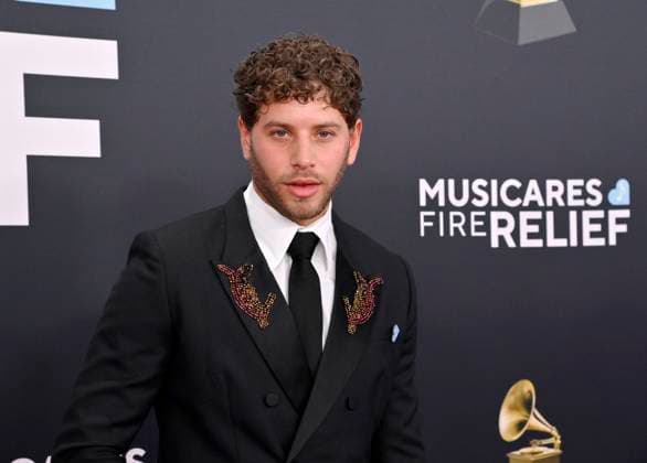 Eyal Booker arrives for the 67th Annual Grammy Awards at Crypto.com Arena in Los Angeles on February 2, 2025. The awards ceremony will honor the best recordings, compositions, and artists from September 16, 2023, to August 30. 2024, as chosen by the members of the Recording Academy.  LAP20250202406 JIMxRUYMEN
