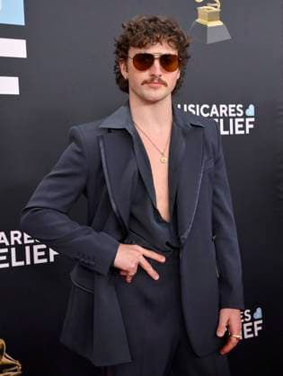Benson Boone arrives for the 67th Annual Grammy Awards at Crypto.com Arena in Los Angeles on February 2, 2025. The awards ceremony will honor the best recordings, compositions, and artists from September 16, 2023, to August 30. 2024, as chosen by the members of the Recording Academy.  LAP20250202413 JIMxRUYMEN