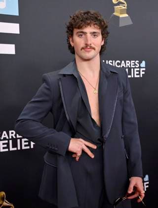 Benson Boone arrives for the 67th Annual Grammy Awards at Crypto.com Arena in Los Angeles on February 2, 2025. The awards ceremony will honor the best recordings, compositions, and artists from September 16, 2023, to August 30. 2024, as chosen by the members of the Recording Academy.  LAP20250202412 JIMxRUYMEN