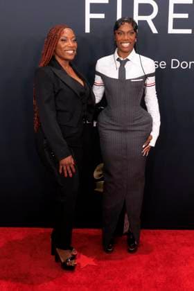 February 2, 2025, Los Angeles, California, USA: (L-R) Celesia Moore and Doechii at the 67th Grammy Awards held on Sunday February 2, 2025 at Crypto.com Arena in Los Angeles California. JAVIER ROJAS PI Los Angeles USA - ZUMAp124 20250202_zaa_p124_240 Copyright: xJavierxRojasx